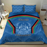 Custom Afghanistan Cricket Bedding Set Afghan Coat Of Arm with Special Flag LT9 - Wonder Print Shop