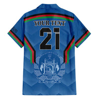 Custom Afghanistan Cricket Family Matching Puletasi and Hawaiian Shirt Afghan Coat Of Arm with Special Flag - Wonder Print Shop