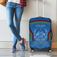 Custom Afghanistan Cricket Luggage Cover Afghan Coat Of Arm with Special Flag - Wonder Print Shop