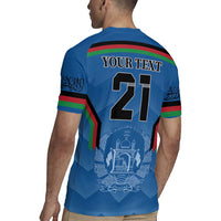 Custom Afghanistan Cricket Rugby Jersey Afghan Coat Of Arm with Special Flag - Wonder Print Shop