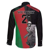 Custom Afghanistan Cricket Family Matching Short Sleeve Bodycon Dress and Hawaiian Shirt Sporty Version - Wonder Print Shop