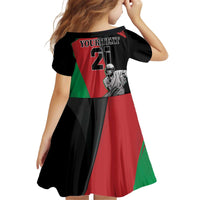 Custom Afghanistan Cricket Kid Short Sleeve Dress Sporty Version - Wonder Print Shop