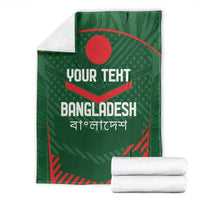 Custom Bangladesh Cricket Blanket Go Tigers Sporty Version