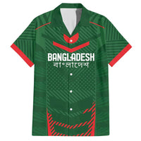 Custom Bangladesh Cricket Family Matching Short Sleeve Bodycon Dress and Hawaiian Shirt Go Tigers Sporty Version - Wonder Print Shop