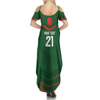 Custom Bangladesh Cricket Family Matching Summer Maxi Dress and Hawaiian Shirt Go Tigers Sporty Version - Wonder Print Shop