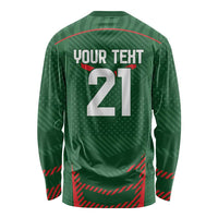Custom Bangladesh Cricket Long Sleeve Shirt Go Tigers Sporty Version - Wonder Print Shop