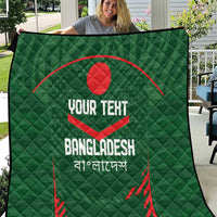 Custom Bangladesh Cricket Quilt Go Tigers Sporty Version - Wonder Print Shop