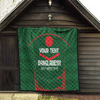 Custom Bangladesh Cricket Quilt Go Tigers Sporty Version - Wonder Print Shop