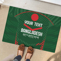 Custom Bangladesh Cricket Rubber Doormat Go Tigers Sporty Version - Wonder Print Shop