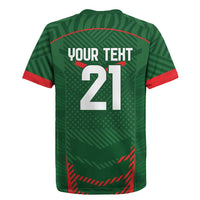 Custom Bangladesh Cricket Rugby Jersey Go Tigers Sporty Version - Wonder Print Shop