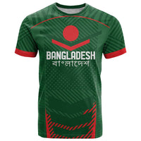 Custom Bangladesh Cricket T Shirt Go Tigers Sporty Version - Wonder Print Shop