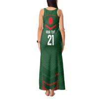 Custom Bangladesh Cricket Tank Maxi Dress Go Tigers Sporty Version - Wonder Print Shop