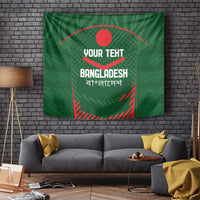Custom Bangladesh Cricket Tapestry Go Tigers Sporty Version - Wonder Print Shop
