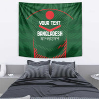 Custom Bangladesh Cricket Tapestry Go Tigers Sporty Version - Wonder Print Shop