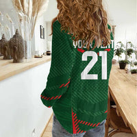 Custom Bangladesh Cricket Women Casual Shirt Go Tigers Sporty Version - Wonder Print Shop
