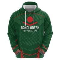 Custom Bangladesh Cricket Zip Hoodie Go Tigers Sporty Version - Wonder Print Shop