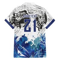 Custom Brasil Concept Guacamayo 2026 Floral Hawaiian Shirt Blue Edition