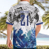 Custom Brasil Concept Guacamayo 2026 Floral Hawaiian Shirt Blue Edition