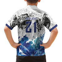 Custom Brasil Concept Guacamayo 2026 Floral Hawaiian Shirt Blue Edition