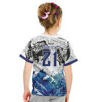 Custom Brasil Concept Guacamayo 2026 Floral Kid T Shirt Blue Edition