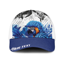 Personalized Brasil Concept Guacamayo 2026 Floral Mesh Trucker Cap Blue Edition