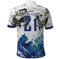 Custom Brasil Concept Guacamayo 2026 Floral Polo Shirt Blue Edition