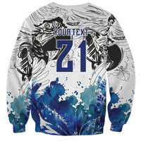 Custom Brasil Concept Guacamayo 2026 Floral Sweatshirt Blue Edition