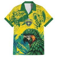 Custom Brasil Concept Guacamayo 2026 Floral Hawaiian Shirt Green Edition