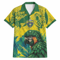 Custom Brasil Concept Guacamayo 2026 Floral Hawaiian Shirt Green Edition
