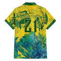Custom Brasil Concept Guacamayo 2026 Floral Hawaiian Shirt Green Edition