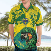 Custom Brasil Concept Guacamayo 2026 Floral Hawaiian Shirt Green Edition