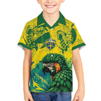 Custom Brasil Concept Guacamayo 2026 Floral Hawaiian Shirt Green Edition