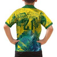 Custom Brasil Concept Guacamayo 2026 Floral Hawaiian Shirt Green Edition