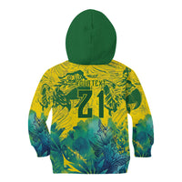 Custom Brasil Concept Guacamayo 2026 Floral Kid Hoodie Green Edition