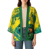 Custom Brasil Concept Guacamayo 2026 Floral Kimono Green Edition