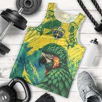 Custom Brasil Concept Guacamayo 2026 Floral Men Tank Top Green Edition