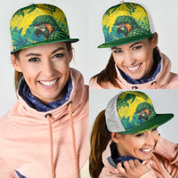 Personalized Brasil Concept Guacamayo 2026 Floral Mesh Trucker Cap Green Edition