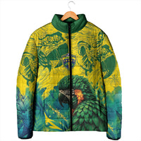 Custom Brasil Concept Guacamayo 2026 Floral Padded Jacket Green Edition