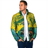 Custom Brasil Concept Guacamayo 2026 Floral Padded Jacket Green Edition