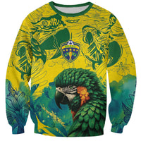 Custom Brasil Concept Guacamayo 2026 Floral Sweatshirt Green Edition