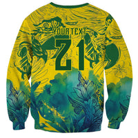 Custom Brasil Concept Guacamayo 2026 Floral Sweatshirt Green Edition