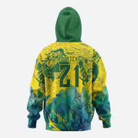Custom Brasil Concept Guacamayo 2026 Floral Zip Hoodie Green Edition