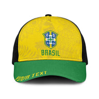 Personalized Brasil Concept Parrot Football Baseball Net Cap Macaw Bird Floral Tribal Edition 2026