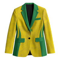 Custom Brasil Concept Parrot Football Blazer Macaw Bird Floral Tribal Edition 2026