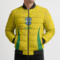 Custom Brasil Concept Parrot Football Bomber Puffer Jacket Macaw Bird Floral Tribal Edition 2026