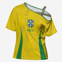 Custom Brasil Concept Parrot Football Cross Shoulder Shirt Macaw Bird Floral Tribal Edition 2026
