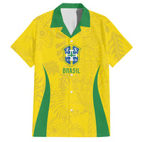 Custom Brasil Concept Parrot Football Hawaiian Shirt Macaw Bird Floral Tribal Edition 2026