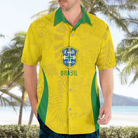 Custom Brasil Concept Parrot Football Hawaiian Shirt Macaw Bird Floral Tribal Edition 2026