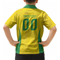 Custom Brasil Concept Parrot Football Kid Hawaiian Shirt Macaw Bird Floral Tribal Edition 2026 LT9