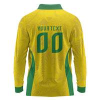 Custom Brasil Concept Parrot Football Long Sleeve Polo Shirt Macaw Bird Floral Tribal Edition 2026